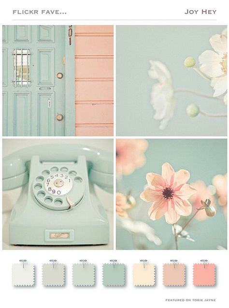 Need more Pinks but this is the Color Palette and some Gold with Silver (yes both) Shabby Chic Design, Pastel Vintage, Mint Color, Colour Schemes, Color Pallets, Room Colors, Color Themes, Girl Room, Visual Identity