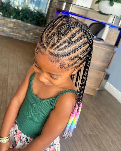 Braids For Girls Kids Black, Braided Hairstyles For 10 Years, Back To School Hair Styles Black Kids, Cute Kid Hairstyles Braided, Baby Girl Braided Hairstyles Black, Cornrow Kids Hairstyles, Toddler Braided Hairstyles Girl Black, Braids For 6th Graders, Black Kid Braid Styles