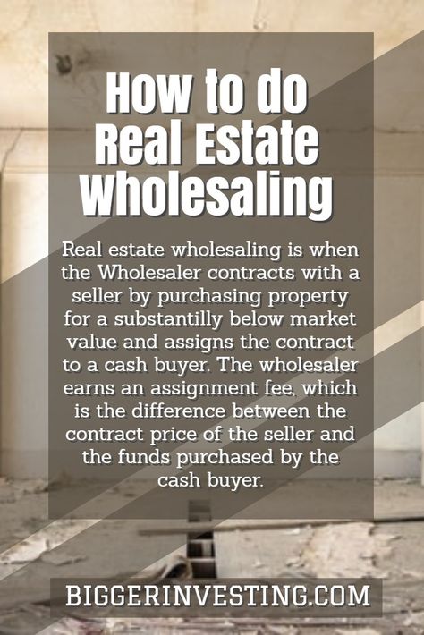 Real Estate Wholesaling, Wholesaling Real Estate, Wholesaling Houses, Real Estate Investing Rental Property, Real Estate Contract, Wholesale Real Estate, Getting Into Real Estate, Real Estate Education, Real Estate Information