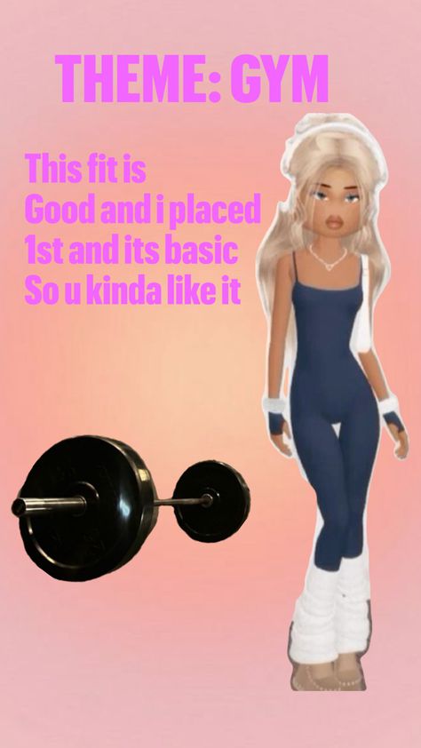 @slaygurl💗💞💓💕 Dti Gym Outfit Theme, Dress To Impress Gym Theme, Gym Dti Outfits, Dress To Impress Theme Fitness, Gym Dress To Impress Outfit, Dress To Impress Fitness Theme, Gym Dress To Impress, Fitness Dress To Impress, Gym Dress