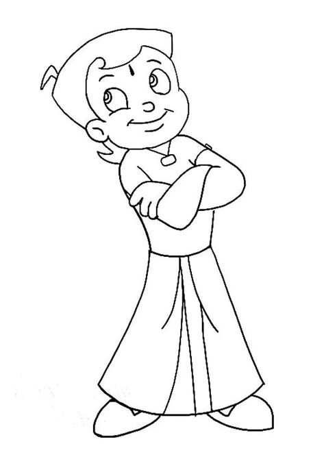 Chhota Bheem Coloring Page for Kids. Free Printable Chhota Bheem Coloring Pages for kids download and print. Pencil Art Cartoon Characters, Bheem Cartoon Drawing, Choota Bheem Drawing, Chotta Bheem Drawing, Cartoon Images For Drawing, Chhota Bheem Drawing, Bheem Drawing, Cartoon Drawings Easy, Kids Drawing Easy