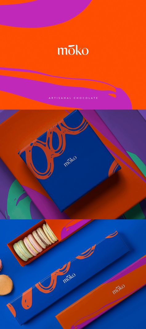 Color Palette For Packaging, Chocolate Brand Color Palette, Luxury Restaurant Branding Design, Visual Language Branding, Bold Identity Design, Artisan Chocolate Packaging, Hot Chocolate Packaging Design, Bold Visual Identity, Chocolate Branding Logo Design Packaging