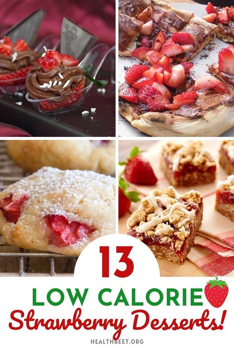 Strawberries are a crowd favorite. Here are some of my favorite healthy strawberry desserts that everyone will love! #strawberrydesserts #lowcaloriedesserts Healthy Strawberry Desserts, Strawberry Banana Desserts, Healthy Strawberry Dessert, Healthy Strawberry Recipes, Fresh Strawberry Desserts, Strawberry Recipes Easy, Desserts Gluten Free, Strawberry Snacks, Easy Strawberry Desserts