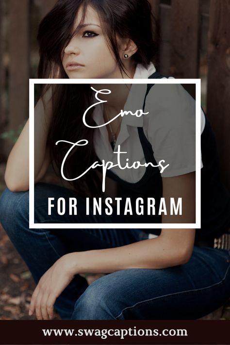 Looking for some Emo captions and quotes to post on your Instagram? We've got you covered. These dark and moody sayings are perfect for expressing how you're feeling. So go ahead, express yourself! #emocaptions #emoquotes #emo #goth #alternative #emogirl #punk #scene #grunge #emoboy #music #aesthetic #gothic #rock #alternativegirl #alt #mychemicalromance #emohair #gothgirl #metal #mcr #emostyle #poppunk #scenegirl #s #dark #love #egirl #cute #art #emoscene #emokid Punk Captions, Emo Captions For Instagram, Goth Instagram Captions, Emo Quotes Aesthetic, Goth Captions For Instagram, Emo Captions, Instagram Story Christmas, Nails Captions For Instagram, Tumblr Emo