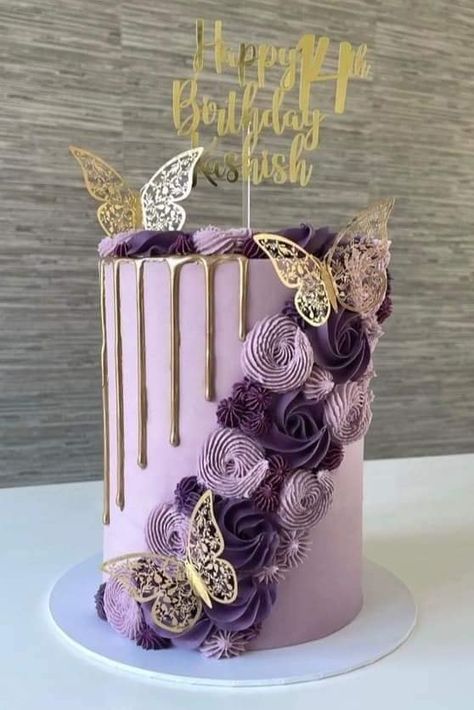 50th Birthday Cake For Women Purple, Gold Cakes Birthday For Women, Purple 50th Birthday Cake, Cake For 60th Birthday For Women, Purple And Gold Birthday Cake, 50 Birthday Cake Ideas For Women, Purple And Gold Cake, 50th Birthday Cake For Women, Happy Birthday Wishes Pics