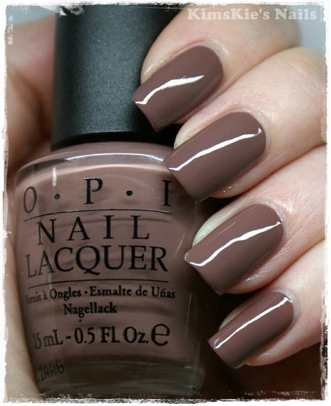 Over the Taupe Brown Nail Polish, Brown Nail, Fall Manicure, Colorful Nail Designs, Fall Nail Colors, Brown Nails, Opi Nails, Nail Polish Colors, Gorgeous Nails