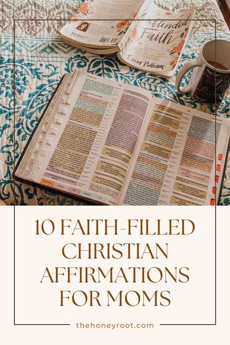 10 Faith-Filled Christian Affirmations for Moms Love Lessons, Mom Encouragement, Christian Motherhood, Good For Me, Christian Affirmations, Deep Love, Bad Timing, A Mother, New Moms