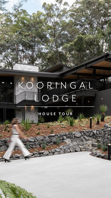 Kooringal Lodge, Biggest House, Abi Interiors, Lodge House, Monochromatic Palette, Industrial Interior Design, Big Houses, House Tour, The Landscape