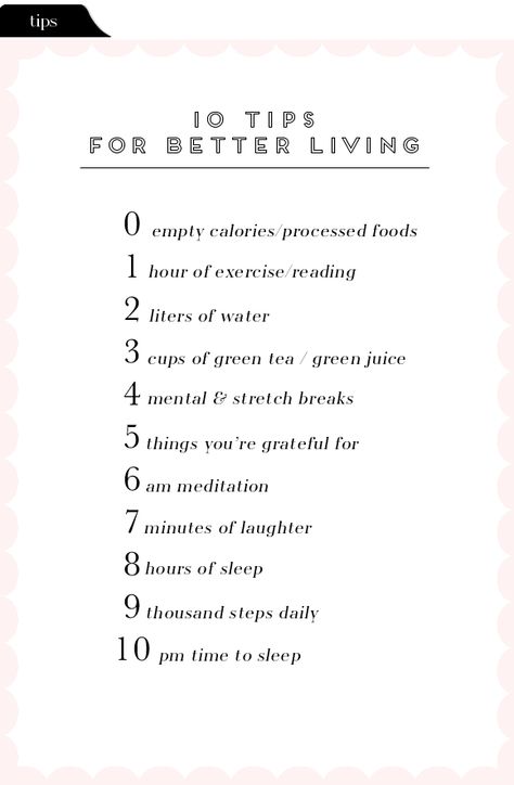 Tips File: 10 tips for better living Motivasi Diet, 8 Hours Of Sleep, Mental Training, Fitness Motivation Quotes, Healthy Mind, Fitness Quotes, Healthy Habits, Better Life, Namaste