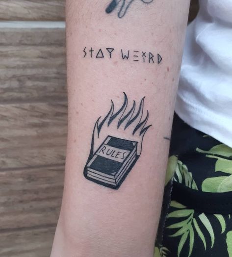 Burn Book Tattoo, Burn It All Tattoo, Book On Fire Tattoo, Burning Book Tattoo, Let It Burn Tattoo, Burning Bridge Tattoo, Past Tattoo Ideas, Past Tattoo, Burn Tattoo