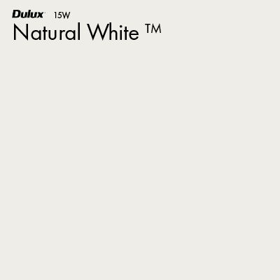 Natural White - Style Sourcebook Dulux Natural White Walls, Dulux Light Rice, Dulux Interior Paint Colours White, Dulux Japandi Color, White On White Dulux Paint, Natural White Dulux Paint Exterior, Dulux Brilliant White, Laundry Cupboards, Laundry Interior