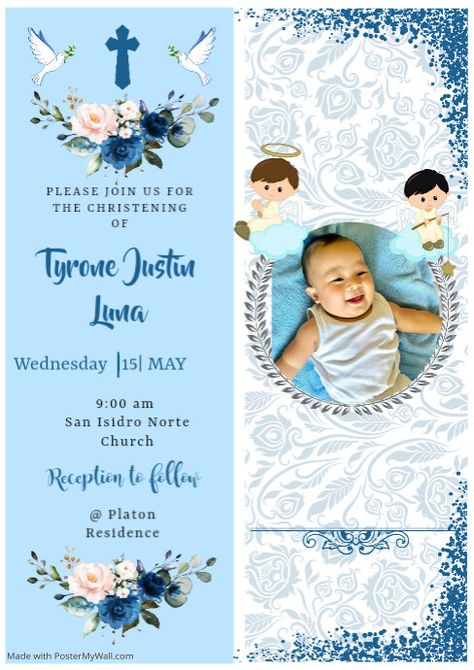 Christening Invitation Background, Baptismal Invitation For Boys, Christening Background, Christening Invitation Template, Baby Dedication Invitation, Dedication Invitations, Christening Invitations Boy, Naming Ceremony Invitation, Baptism Invitation Template