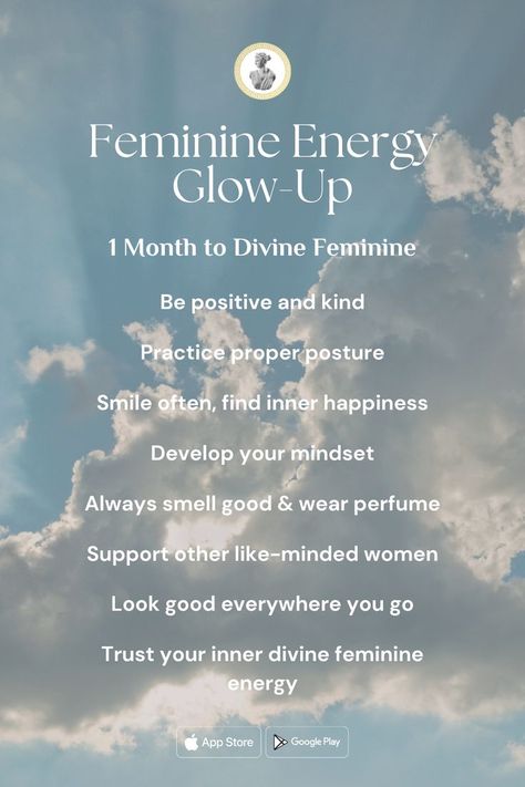 Light Feminine Energy Guide | Characteristics and Aesthetics | Skin Care and Makeup | Manifestation | Outfit and Style Ideas | Glow Up | Mindset #lightenergy #skincare #outfit #inspiration #glowup #feminineenergy Light Feminine Energy Aesthetic, Light Feminine Energy, Energy App, Energy Aesthetic, Skin Care And Makeup, Light Feminine, Feminine Energy Aesthetic, Proper Posture, Wear Perfume