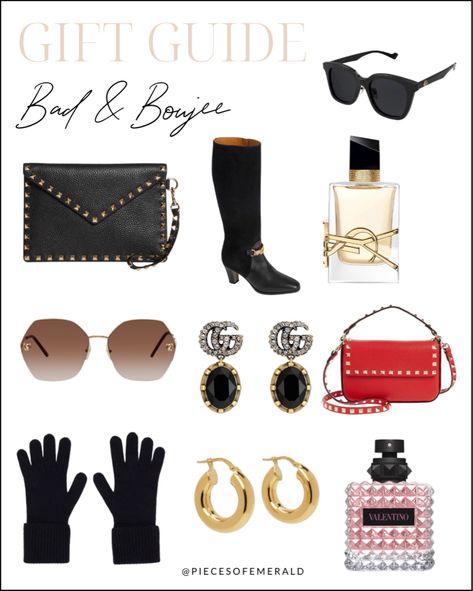 Bad & Boujee gift guide Gifts For Boujee Friend, Boujee Gifts For Her, Boujee Gifts, Bad And Boujee, Gift Ideas For Her, Gift Guides, Designer Gifts, The Bad, Gift Guide