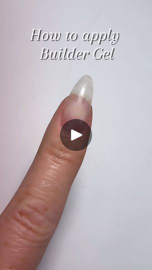 670 reactions · 41 shares | How to apply builder gel. 💅🏻 . . . .  In this tutorial I apply the @modelones products to create a beautiful strong nail base for all your future manis!   *all the products in this tutorial are from @modelonesrealm and were gifted  #tutorial #buildergel #howtobuildergel #howtonails #nailart #modelones #gelnails | Rachael (but you can call me Rach) 💖 | Luke Muzzic · Say It Right (8D Audio) Build A Gel Nail Designs, Builder Nail Gel, How To Apply Builder Gel, Builder Gel Nails Design Short, How To Use Builder Gel, How To Apply Gel Nails Step By Step, Builder Gel Manicure, Builder Gel Tutorial, Gel Builder Nails Design