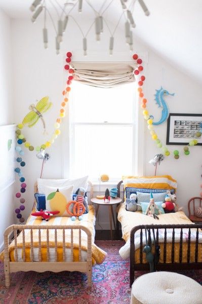 Unisex Bedroom Kids, Unisex Bedroom, Unisex Kids Room, Small Space Inspiration, Kids Rooms Shared, Kids Shared Bedroom, Shared Kids Room, Shared Bedroom, Attic Remodel