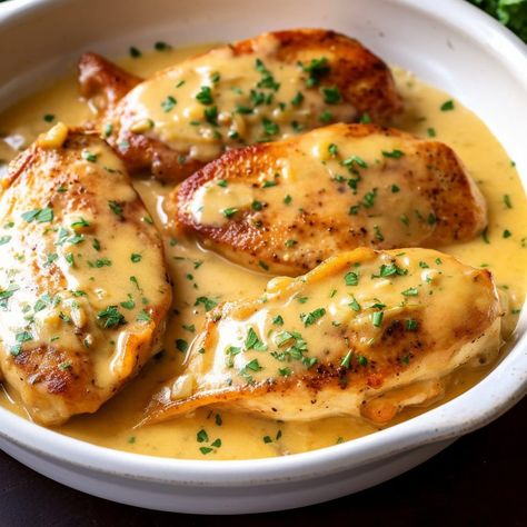 Mary Berry Dijon Chicken Recipe British Chicken Recipes, Continental Chicken Recipes, Mary Berry Recipes Dinners, Pitta Pockets, Mary Berry Recipes, Dijon Chicken Recipes, Mary Berry Recipe, Dijon Chicken, Berry Recipes