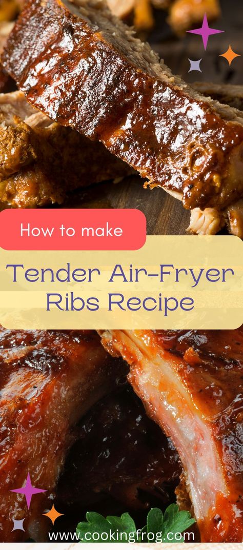 Airfry Ribs Recipe, Babyback Ribs Air Fryer, Babyback Ribs In Airfryer, Air Fryer Boneless Spare Ribs, Ribs In The Air Fryer Oven, Air Fryer Back Ribs, Pork Ribs In Air Fryer Oven, St Louis Ribs In Air Fryer, Air Fryer Baby Back Ribs Recipe