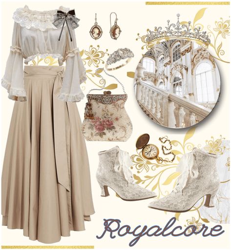 Royalcore 👸🏻 outfit ideas | Royalcore Aesthetic Outfits Modern, Royal Academia Outfits, Everyday Princess Outfits, Angle Core Outfit, Royalty Core Outfits, Royal Core Aesthetic Outfits, Royal Aesthetic Outfit, Royal Core Outfits, Royalcore Aesthetic Outfits