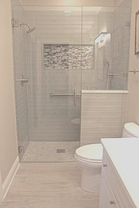 Small Bathroom With Shower, Small Bathroom Makeover, Bathroom Remodel Shower, Bathroom Remodel Designs, 아파트 인테리어, Trendy Bathroom, Bathroom Layout, Intelligent Design, Shower Remodel