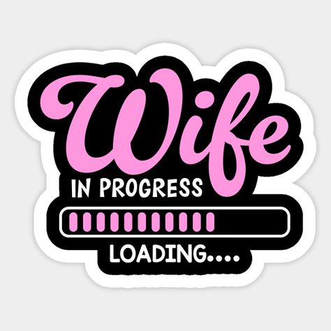 Engaged Soon To Be Married Getting Hitched Wedding Bride -- Choose from our vast selection of stickers to match with your favorite design to make the perfect customized sticker/decal. Perfect to put on water bottles, laptops, hard hats, and car windows. Everything from favorite TV show stickers to funny stickers. For men, women, boys, and girls. Bride To Be Quotes, Engagement Stickers, Congrats Wishes, Funny Engagement Quotes, Funny Engagement Gifts, Husband Ideas, Personalized Wedding Stickers, Getting Hitched, Muslim Couple Photography