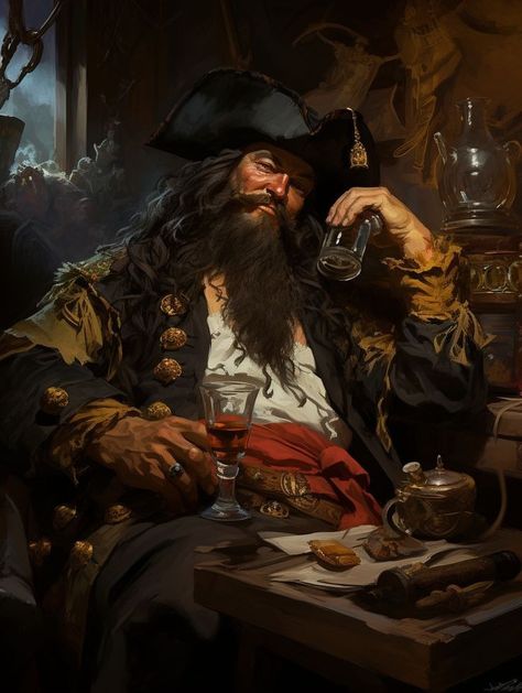 Werewolf Pirate, Christmas Pirate, Pirate Artwork, Tresure Island, Pirate Drinks, Fantasy Pirate, Pirate Ship Art, Trending Wallpaper, Pirates Life