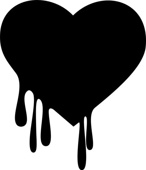 Dripping, bleeding heart Heart Dripping, Dripping Heart Drawing, Dripping Heart, Drippy Heart, Blood Tattoo, Black Heart Tattoos, Halloween Pumpkin Crafts, Chicano Style Tattoo, Scary Mask