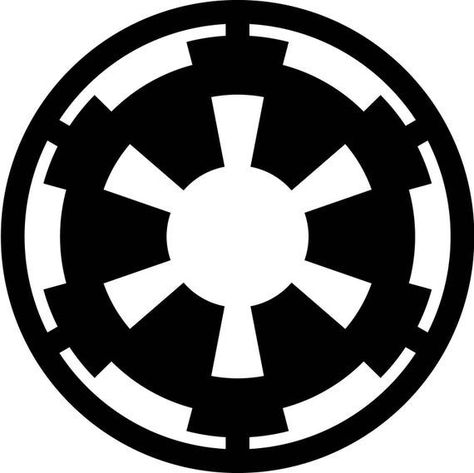 Imperial cog decal for your car, laptop, or wall. Perfect for any fan of the Star Wars franchise! #starwars #starwarsmerchandise #imperial #empire . #Star_Wars_Logos #Imperial_Logo #Empire_Symbol #Imperial_Symbol Star Wars Empire Logo, Star Wars Rogue Squadron, Star Wars Stencil, Imperial Logo, Star Wars Silhouette, Empire Symbol, Star Wars Font, Empire Logo, Laptop Decal Stickers