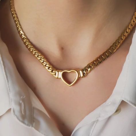 Back in stock. Our best selling vintage heart choker. Gold Minimalist Jewelry, Heart Choker, Vintage Heart, Back In Stock, Minimalist Jewelry, Choker, Gold, On Instagram, Quick Saves