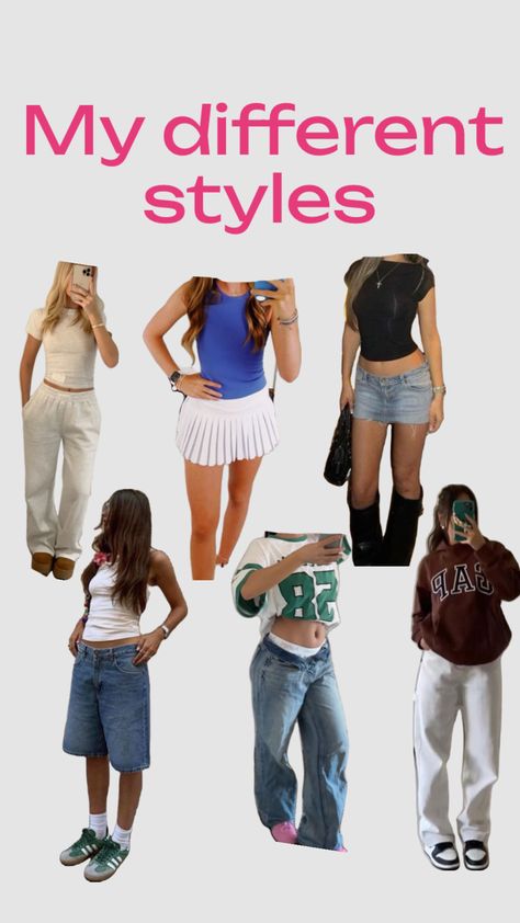 #fyp #outfit #preppy #cleangirl #y2k #downtowngirl Outfit Preppy, Different Styles