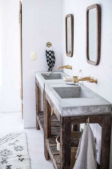 Beth Kirby's Renovation – Indie Home Collective Beth Kirby, Neutral Pallet, Local Milk, Lifestyle Website, Inspirational Blogs, Bathroom Model, Pretty Bathrooms, Victorian Bathroom, Rustic Curtains