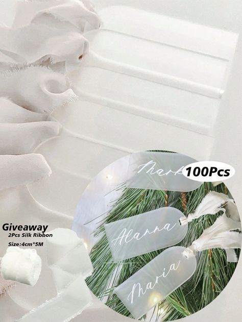 102Pcs Clear Frosted Arch Acrylic Sign Blank Arch Luggage Tags Wedding Party Guest Name Card Gift Tag Reserved Seat SignI discovered amazing products on SHEIN.com, come check them out! Luggage Tag Seating Chart Wedding, Party Direction Signs, Direction Signs, Luggage Tags Wedding, Reserved Seating, Directional Signs, Gift Tag Cards, Pennant Banners, Name Card