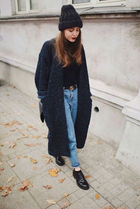 4e0d67e54ad6626e957d15b08ae128a6 Hipster Girl Outfits, Winter Hipster, Pretty Winter Outfits, Hipster Looks, Autumn Look, Hipster Girls, Hipster Outfits, Boyfriend Jean, Outfit Jeans