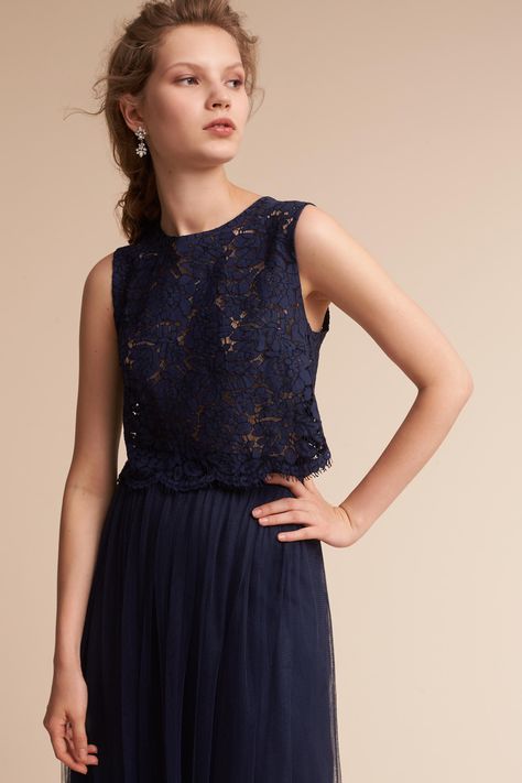 Cleo Top Bhldn Bridesmaid Dresses, Light Blue Bridesmaid Dresses, Bridesmaid Tops, Light Blue Bridesmaid, Bhldn Bridesmaid, Navy Blue Bridesmaid Dresses, Anthropologie Wedding, Convertible Dress, Blue Bridesmaid Dresses