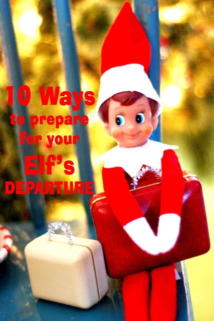 Saying Goodbye: 10 Ways to Prepare for your Elf on the Shelf's Departure! Easy Elf On The Shelf, Easy Elf, Elf Fun, Elf Shirt, Christmas Preparation, Elf Ideas, Sweet Cheeks, Elf On The Shelf Ideas, Saying Goodbye