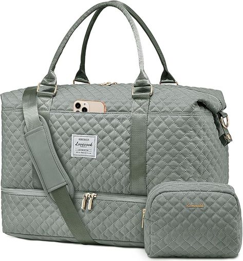 Amazon.com | LOVEVOOK Travel Duffle Bag, Weekender Bags for Women with Shoe Compartment, Carry on Bag with Toiletry Bag, Gym Bag with Wet Pocket, Hospital Bags for Labor and Delivery, Beige | Travel Duffels Mommy Hospital Bag, Labor Hospital Bag, Weekender Bags, Mommy Bag, Travel Duffle Bag, Travel Bags For Women, Travel Duffle, Duffle Bag Travel, Travel Duffel