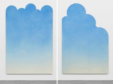 ugo rondinone recreates clouds, mountains and waterfalls at sadie coles HQ Mountains And Waterfalls, Ugo Rondinone, Clouds Mountains, Cloud Illustration, Mountain Waterfall, Abstract Cloud, Sculpture Projects, Retail Design Blog, Jan 17