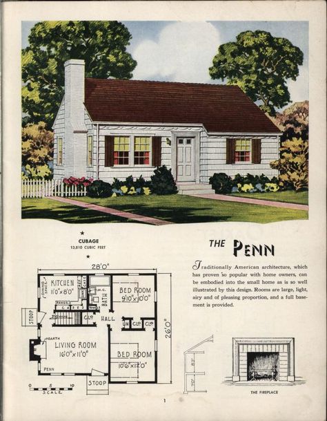 Cottage Floor Plans, Suburban House, Vintage House Plans, Sims 4 House Design, Casas The Sims 4, Sims House Plans, Tiny House Floor Plans, Casa Vintage, House Blueprints