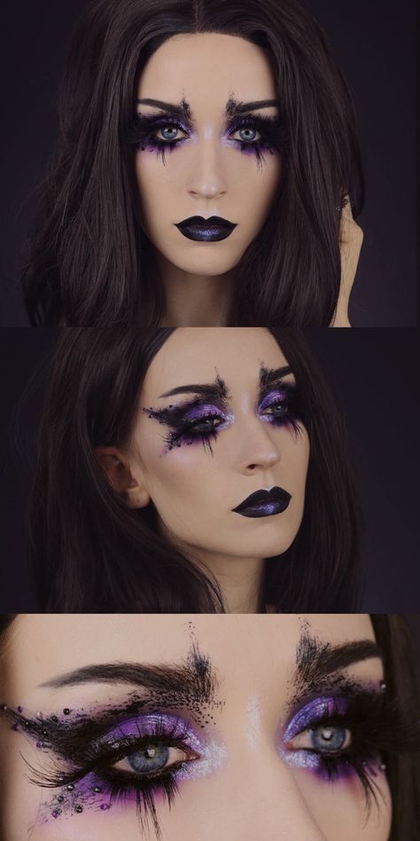 Fallen Angel Halloween Makeup Fallen Angel Diy Costume, Halloween Fallen Angel Makeup, Gothic Angel Makeup, Fallen Angel Makeup Tutorial, Fallen Angel Make Up Halloween, Bad Angel Makeup, Fallen Angel Makeup Ideas, Fallen Angel Makeup Look, Fallen Angel Nails