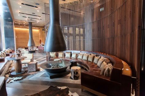 Chedi Hotel, Andermatt Switzerland, Chedi Andermatt, Ski Hotel, Andermatt, Lobby Lounge, Hotel Lounge, Hotel Interior Design, Lobby Design