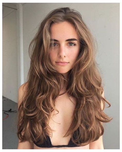 Thick Wavy Hair, Framing Layers, Wavy Haircuts, Natural Wavy Hair, Haircuts For Wavy Hair, Long Brown Hair, Brown Blonde Hair, Long Layered Hair, Haircuts For Long Hair