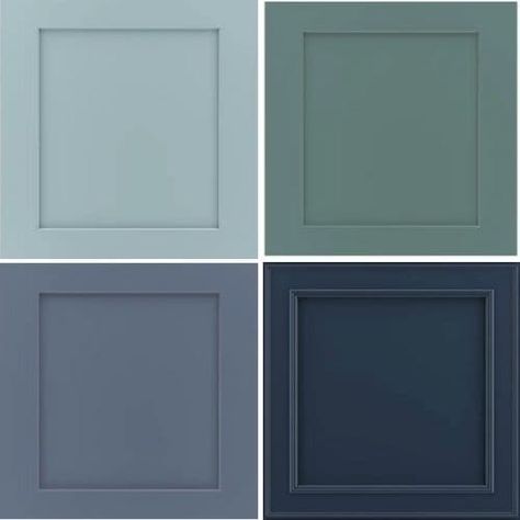 Best Blue Green Cabinet Colors, Popular Blue Kitchen Cabinet Colors, Dix Blue Kitchen Cabinets, Country Blue Cabinets Kitchen, Gradient Kitchen Cabinets, Kitchen 2022 Trends Colors, Behr Blue Kitchen Cabinets, Blue And Green Kitchen Cabinets, Blue Kitchen Cabinet Color Ideas