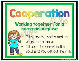 Cooperation Poster, Character Education Posters, Education Posters, Read A Book, Character Education, Teaching Aids, Social Emotional Learning, Human Nature, Working Together