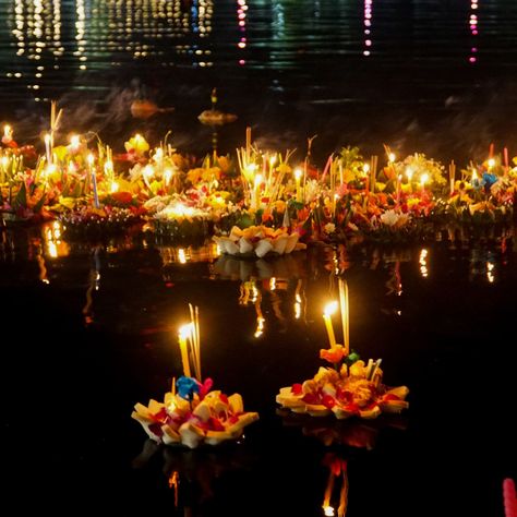 Loy Kratong Festival Loy Krathong Festival, Loy Krathong, Sky Lanterns, The Loyal, Phuket, Bangkok, Lanterns, Festival, Collage