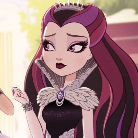 Raven queen Raven From Ever After High, Ever After High Matching Pfp For 2, Raven Ever After High Icon, Raven Queen Fanart, Raven Ever After High, Ever After High Characters, Raven Queen Ever After High, Characters With Purple Hair, Ever After High Raven Queen