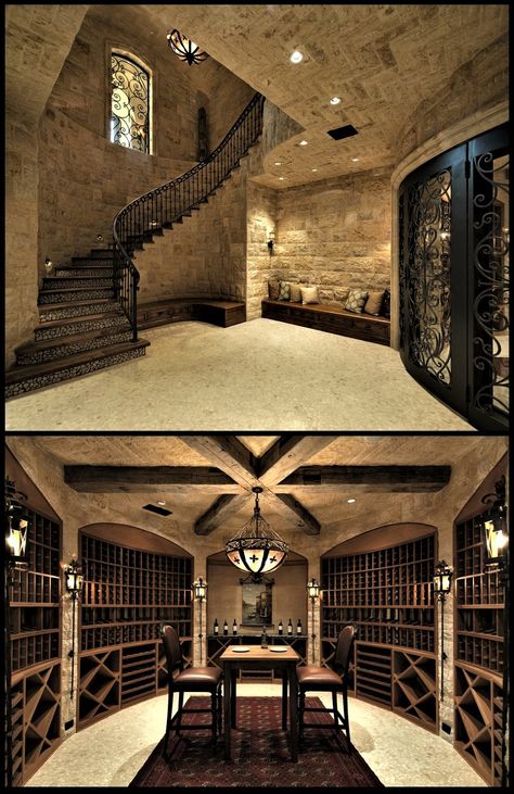 Hidden Hills California, Wine Grotto, Sophisticated Home Decor, Wine Cellar Basement, Luxurious Bathrooms, Wine Cave, Home Wine Cellars, Custom Wine Cellars, Stairs Ideas