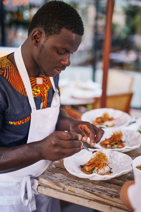 Chef Serigne Mbaye Thinks There’s a Lot More to Learn About Senegalese Cuisine Harlem Restaurants, Growing Rice, Black Chef, Gullah Geechee, Coco Beach, African Cooking, Man Cooking, Fried Dough, Kids Growing Up