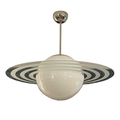 Vintage Saturn Ceiling, Sweden, in Flawless conditions.  Designed 1950 to 1959 European Plug (up to 250V).The wiring of this item may be original and might need replacement, if not specified otherwise. Space Age Lighting, Ceiling Lamp Ideas, 1950's Lamp, Saturn Light, Saturn Lamp, Vintage Saturn, Vintage Lighting Fixtures, Scandinavian Pendant Light, Disney Minimalist