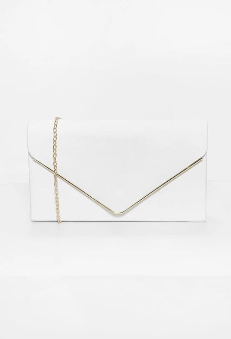 White Clutch Bag, Metallic Clutch Bag, Prom Bag, Prom Purse, Metallic Clutch, Prom Accessories, White Clutch, Suede Clutch, Prom Heels