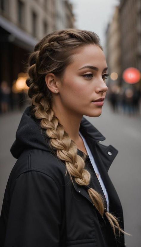 Stunning French Braid Hairstyles for Every Occasion - Chic & Timeless Braids For Surgery, Loose French Braids Two, Braided French Braids, Single French Braid, Festive Braids, Braid Front Of Hair, French Braid Styles, Two French Braids, Loose French Braids